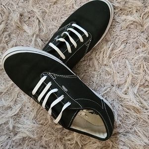 Black Canvas Vans
